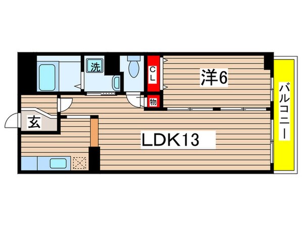 石川橋　セブンの物件間取画像